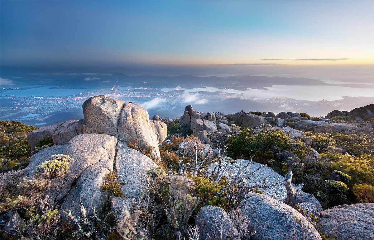 Hobart from Mount Wellington